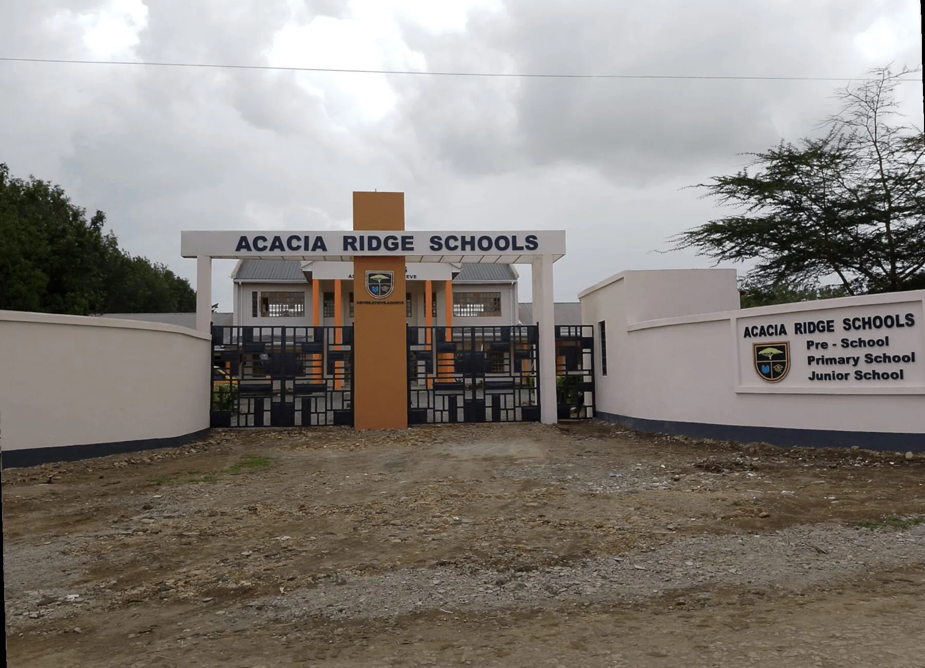 The main entrance gate to Acacia Ridge Schools